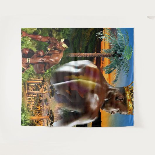 Young African King Wandkleed (Voorkant (horizontaal))