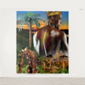 Young African King Wandkleed (Voorkant)