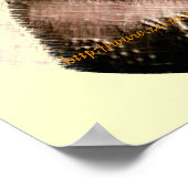 Young African Yuli Ikelemba girl-Cross Hatch art Poster (Hoek)