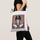 Young afro girl tote bag (Dichtbij)