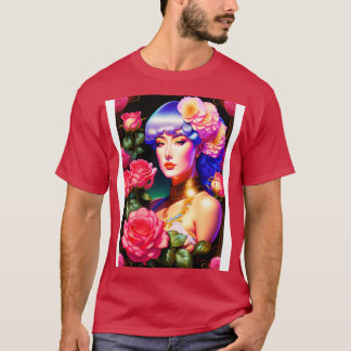 Young Agatha Christie Retro Art T-shirt