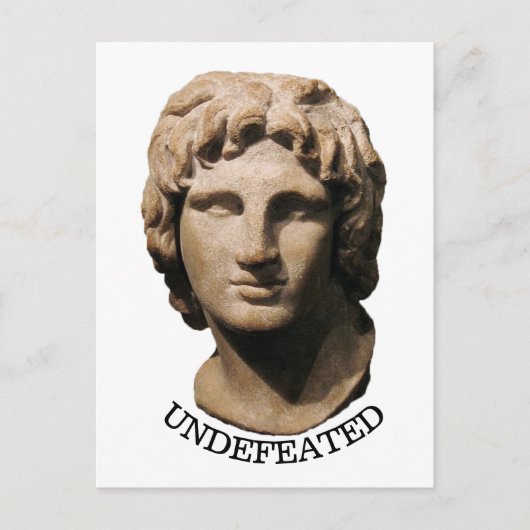 Young Alexander de Grote - Onverslagen Briefkaart (Voorkant)