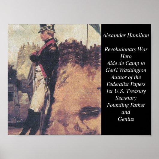 Young Alexander Hamilton poster (Voorkant)