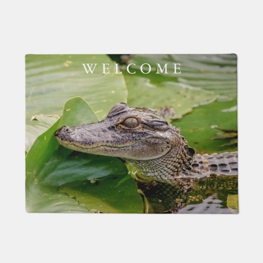Young Alligator Deurmat (Voorkant)