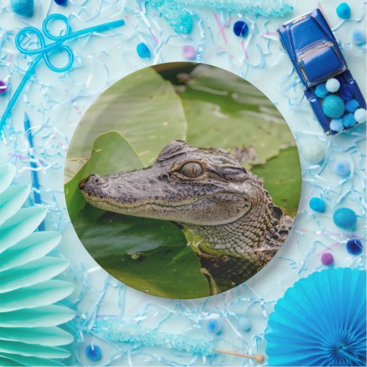 Young Alligator Papieren Bordje (Feest)