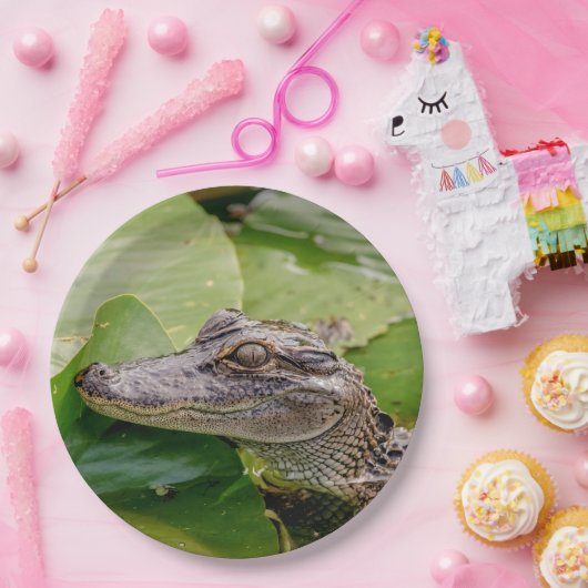 Young Alligator Papieren Bordje (Feest)