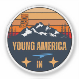 Young America, Indiana Sticker