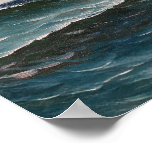 Young America op het Zee Clipper Ship Poster (Hoek)