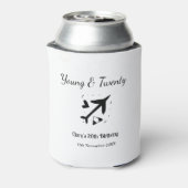 Young and twenty adventure happy birthday add name blikjeskoeler (Blikje Achterkant)