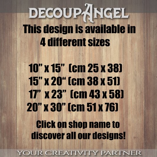 Young Angel - Decoupage - Tissuepapier