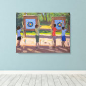 Young Archers 2012 Canvas Afdruk (Insitu (Houten vloer))
