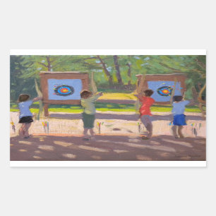 Young Archers 2012 Rechthoekige Sticker