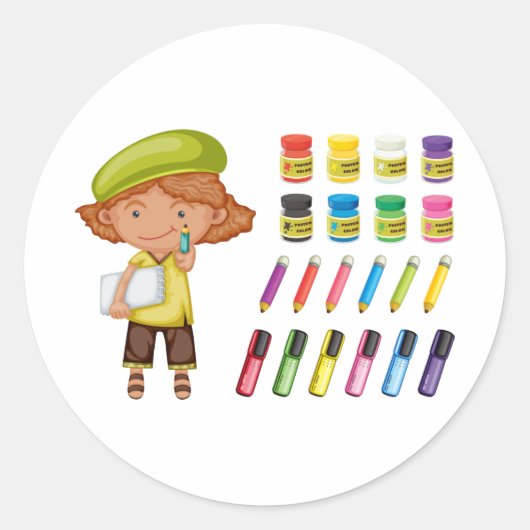 Young Artist Stickers (Voorkant)
