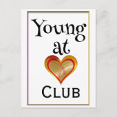 Young at Heart Club Briefkaart (Voorkant)
