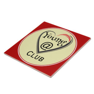 Young at Heart Club Keramische Tegels Tegeltje