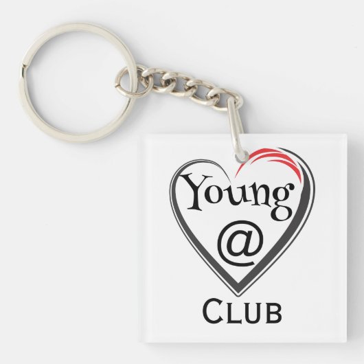 Young at Heart Club Keychain (voorkant)
