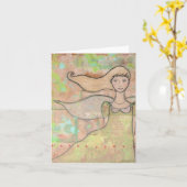 Young at Heart Notecard Kaart (Gele Bloem)