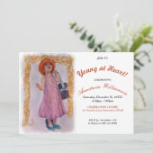 YOUNG AT HEART OP ELKE UITNODIGING VOOR EEN LEEFTI (Staand voorkant)