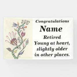 Young at Heart Retirement Party Spandoek