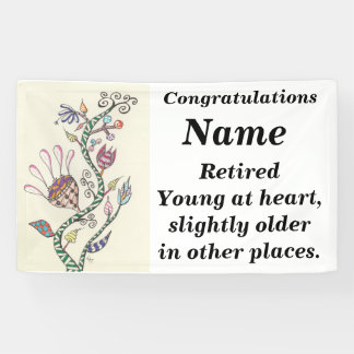 Young at Heart Retirement Party Spandoek