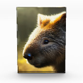 Young Australian Wombat, Photo Block Fotoblokken (Voorkant)