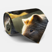 Young Australian Wombat, Stropdas (Opgerold)