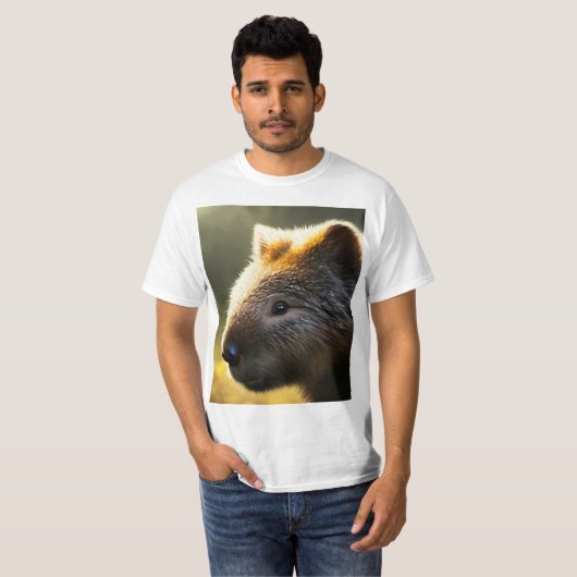 Young Australian Wombat, Value Tshirt (Voorkant volledig)