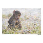 Young Baboon Kussensloop (Voorkant)