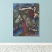 Young Ballet Dancers (Ballerinas) (door Edgar Dega Canvas Afdruk (Insitu (Houten vloer))