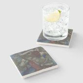 Young Ballet Dancers (Ballerinas) (door Edgar Dega Stenen Onderzetter (Zijkant)