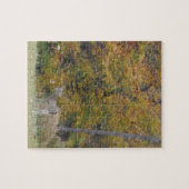 Young Bambi Deer met herfst bomen. Legpuzzel (Horizontaal)
