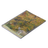 Young Bambi Deer met herfst bomen. Notitieboek (Linkerzijde)