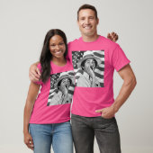 Young Barack Obama Patriotic Smoking T-shirt (Unisex)