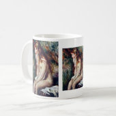 Young Bather by Pierre-Auguste Renoir Koffiemok (Voorkant links)