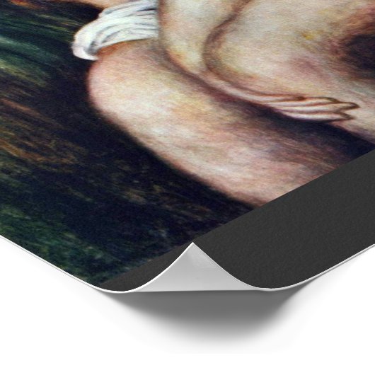 Young Bather by Pierre-Auguste Renoir Poster (Hoek)