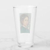 Young Beauty (Elegant Woman) (Vrouw-portret) Glas (Achterkant)