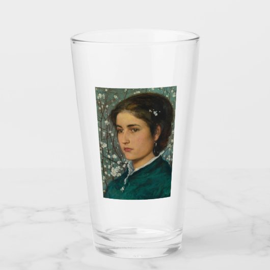 Young Beauty (Elegant Woman) (Vrouw-portret) Glas (Voorkant)