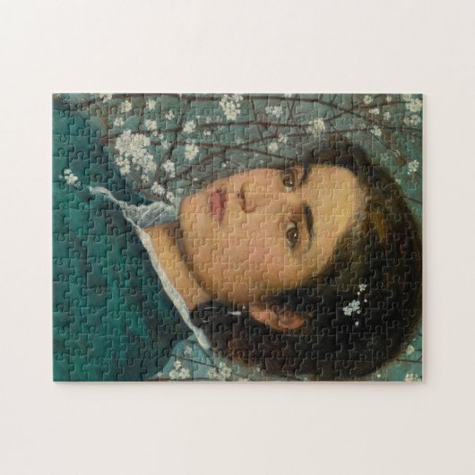 Young Beauty (Elegant Woman) (Vrouw-portret) Legpuzzel (Horizontaal)