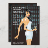 Young Beauty Invitation Kaart (Voorkant / Achterkant)