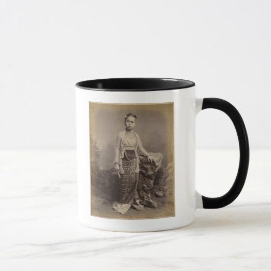 Young Birmese girl, c.1875 Mok (Rechts)