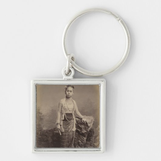 Young Birmese girl, c.1875 Sleutelhanger (Voorkant)