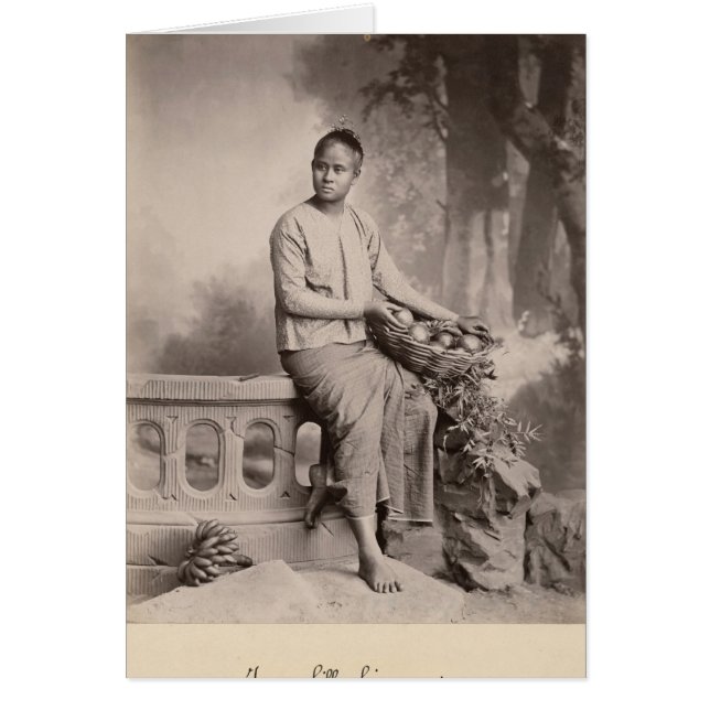 Young Birmese girl, c.1880 (Voorkant)