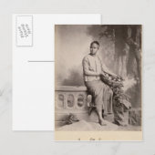 Young Birmese girl, c.1880 Briefkaart (Voorkant / Achterkant)