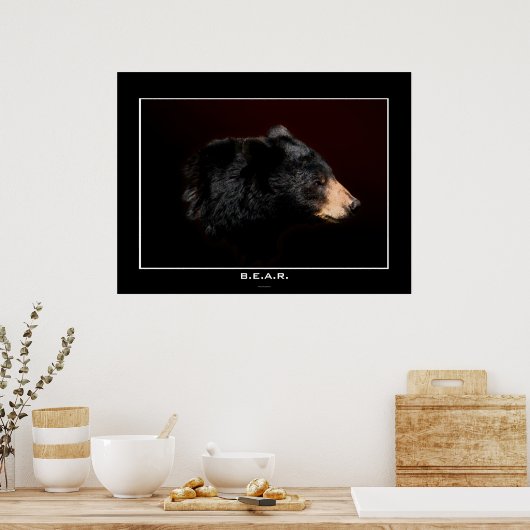 Young Black Beer Art Study Poster (Keuken)