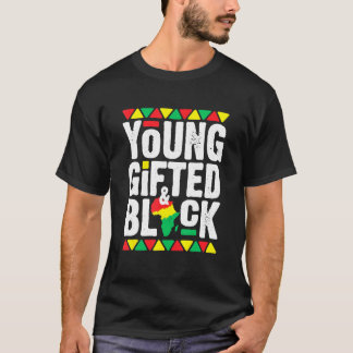 Young Black Dashiki African Pride History Month Ma T-shirt