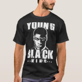 Young Black Geschiedenis T-shirt (Voorkant)