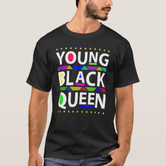 Young Black Queen Black History Meisjes Kinder T-shirt