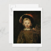 Young Boy in Fancy Dress, c.1660 (olie op canvas) Briefkaart (Voorkant / Achterkant)