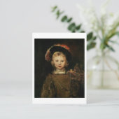 Young Boy in Fancy Dress, c.1660 (olie op canvas) Briefkaart (Staand voorkant)