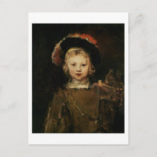 Young Boy in Fancy Dress, c.1660 (olie op canvas) Briefkaart